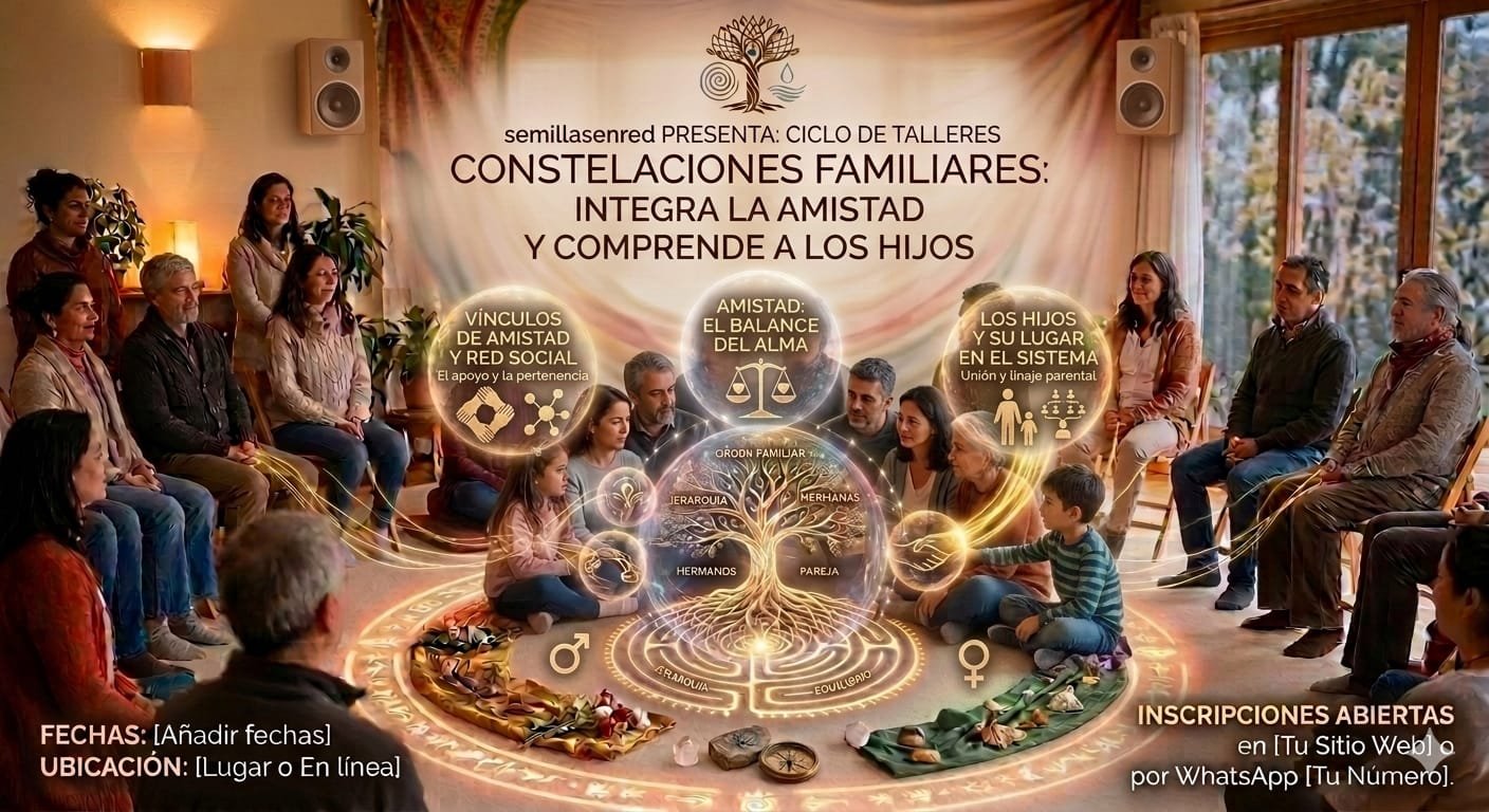 Ciclo de talleres de Constelaciones Familiares Sistémicas: "Amigos e Hijos".pago
